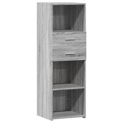Credenza | Madia | Buffet da pranzo | Armadio da pranzo Grigio Sonoma 40x42,5x124 cm in Legno Multistrato