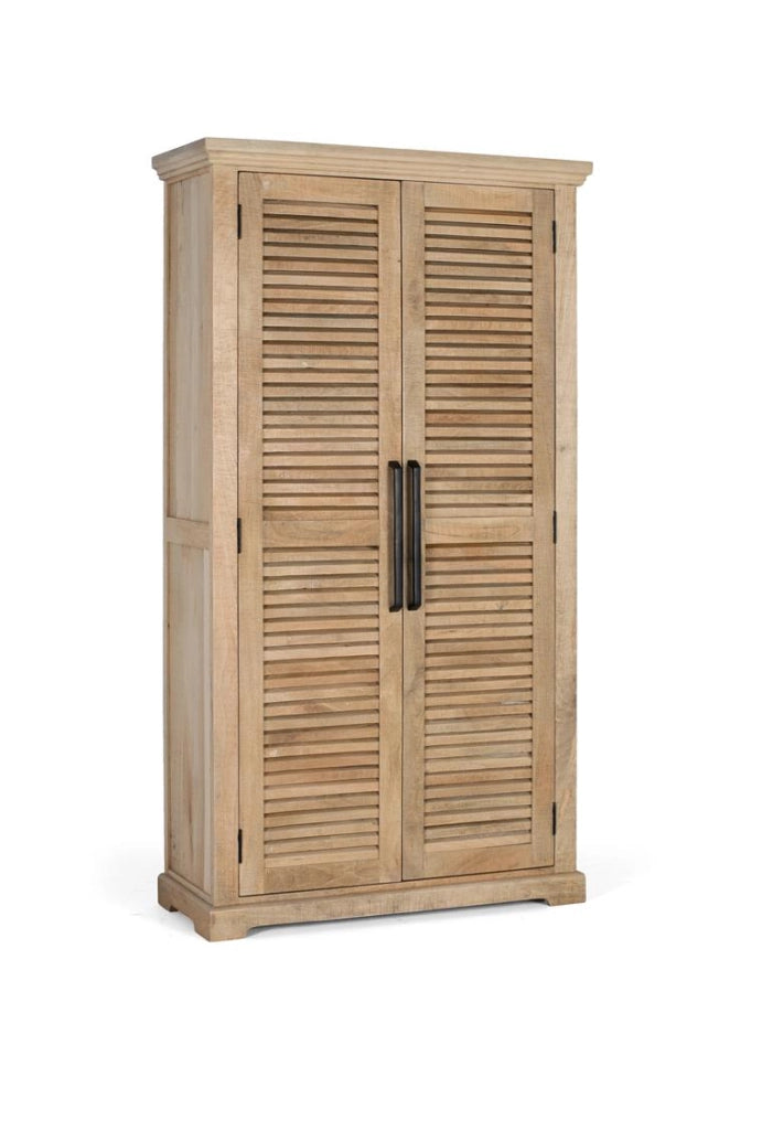 Armadio in legno massello di mango alto 180 cm