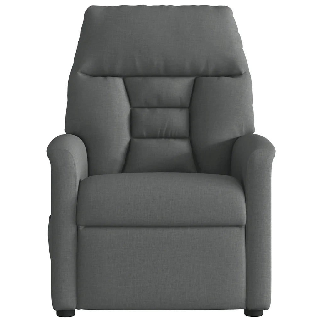 Divano Sedia-Poltrona reclinabile in tessuto grigio scuro 234335