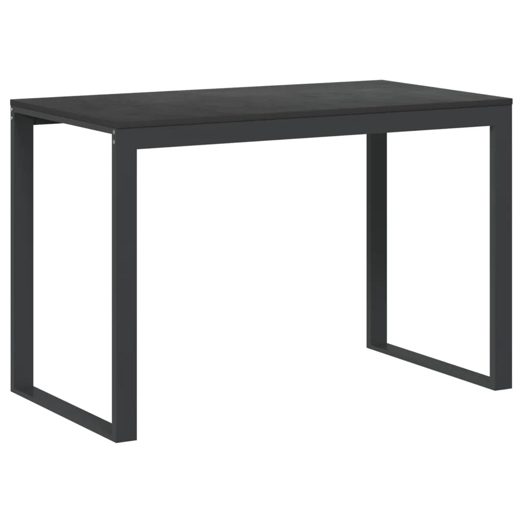 Scrivania per Computer Nera 110x60x73 cm in Legno Multistrato 30196