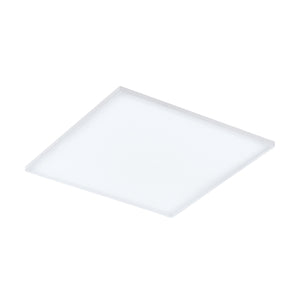 Plafoniera Moderna Turcona Acciaio Bianco Luce Led Integrato 33W