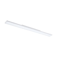 Plafoniera Moderna Turcona Acciaio Bianco Luce Led Integrato 19W