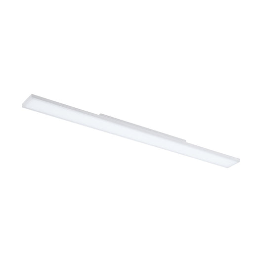 Plafoniera Moderna Turcona Acciaio Bianco Luce Led Integrato 19W