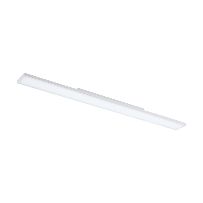 Plafoniera Moderna Turcona Acciaio Bianco Luce Led Integrato 19W