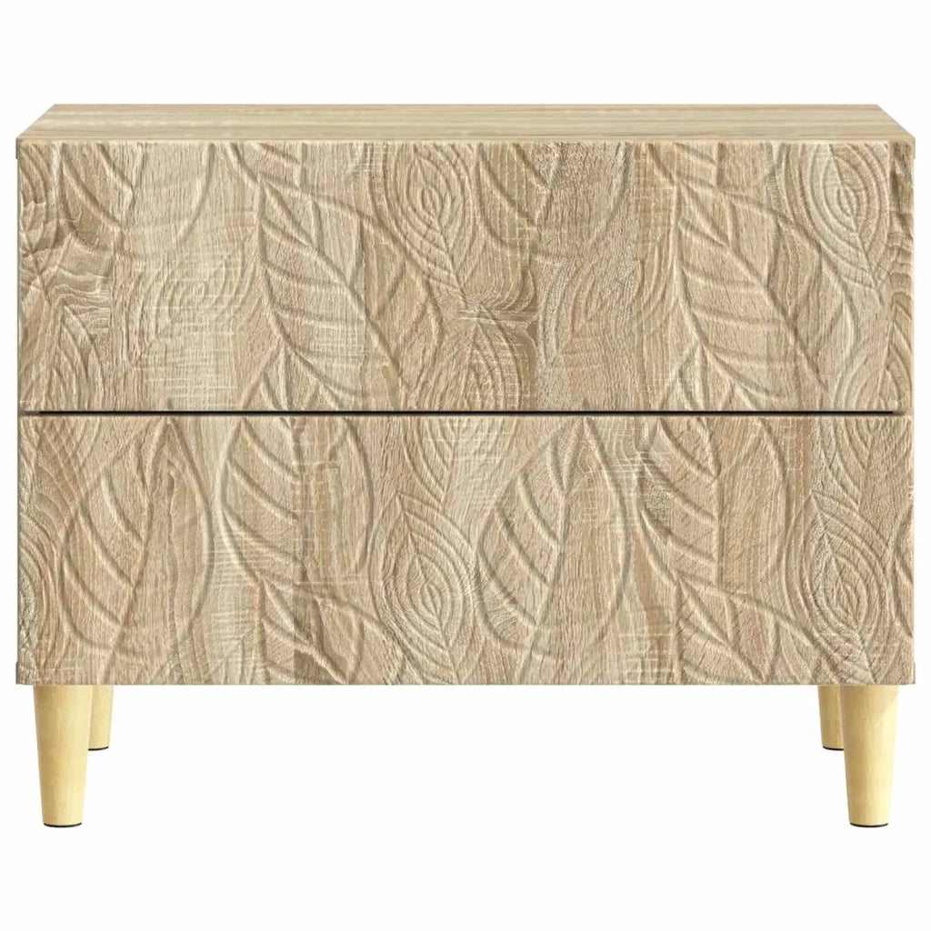 Comodino Rovere Sonoma 62 x 34,5 x 48 cm Legno ingegnerizzato