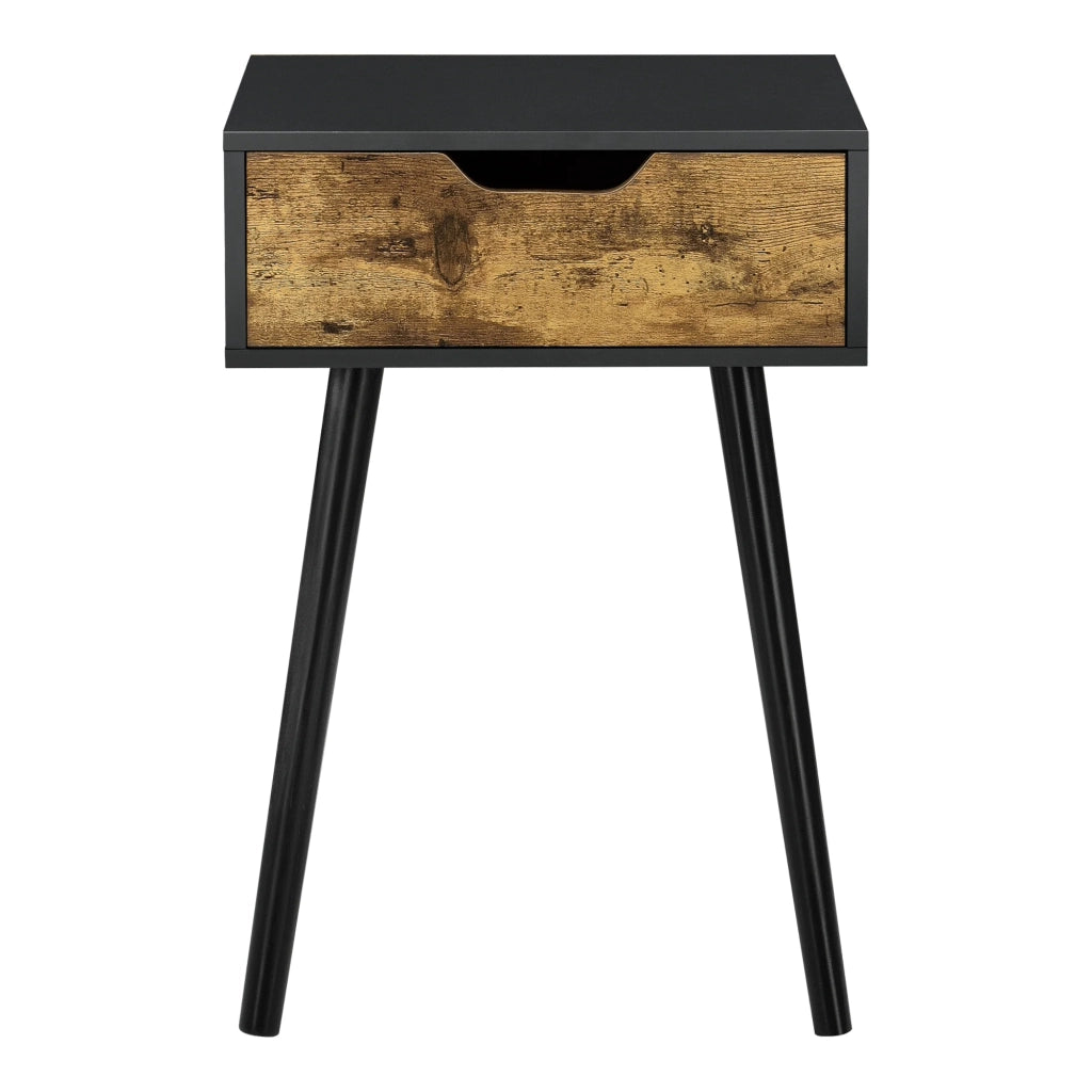 Tavolino da salotto cassettiera in PVC 60 cm nero 03_0006165
