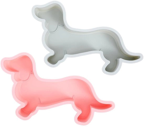 Accessori per forno in silicone - 2 forme - Blu chiaro/Rosso - Rivestimento antiasciugatura - Accessorio da forno - Ideale per dolci e cioccolato - Fornello in silicone
