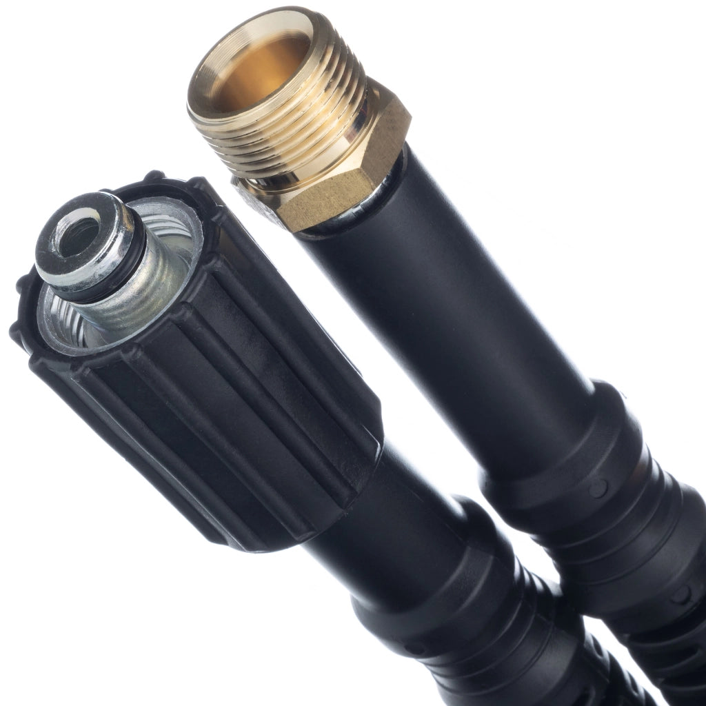 Tubo Alta Pressione 15m di Ricambio compatibile con Idropulitrice Kärcher Kranzle – Nylon, PVC, 200 Bar, M22-M22, 60°C