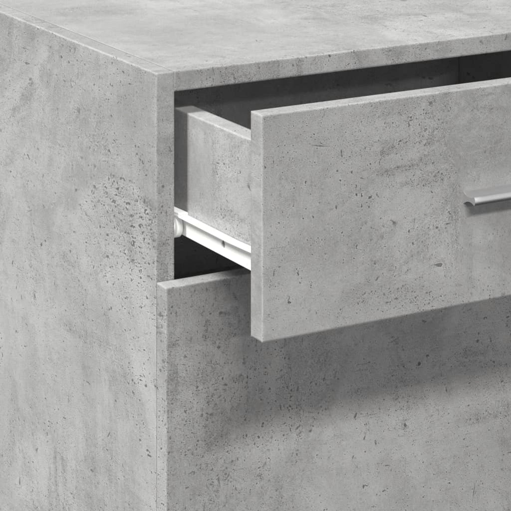 Buffet credenza cassettiera armadio mobile contenitore organizer per cucina soggiorno salotto 50 x 42,5 x 93 cm legno ingegnerizzato grigio 02_0031946