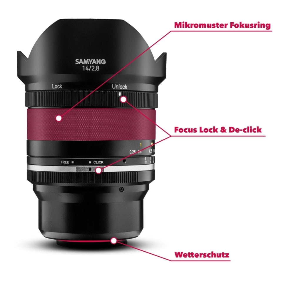 MF 14mm F2.8 MK2 Canon M - Obiettivo grandangolare con messa a fuoco manuale per APS-C a focale fissa per l'innesto Canon M, EOS M 5, EOS M 50, EOS M 6, EOS M 100