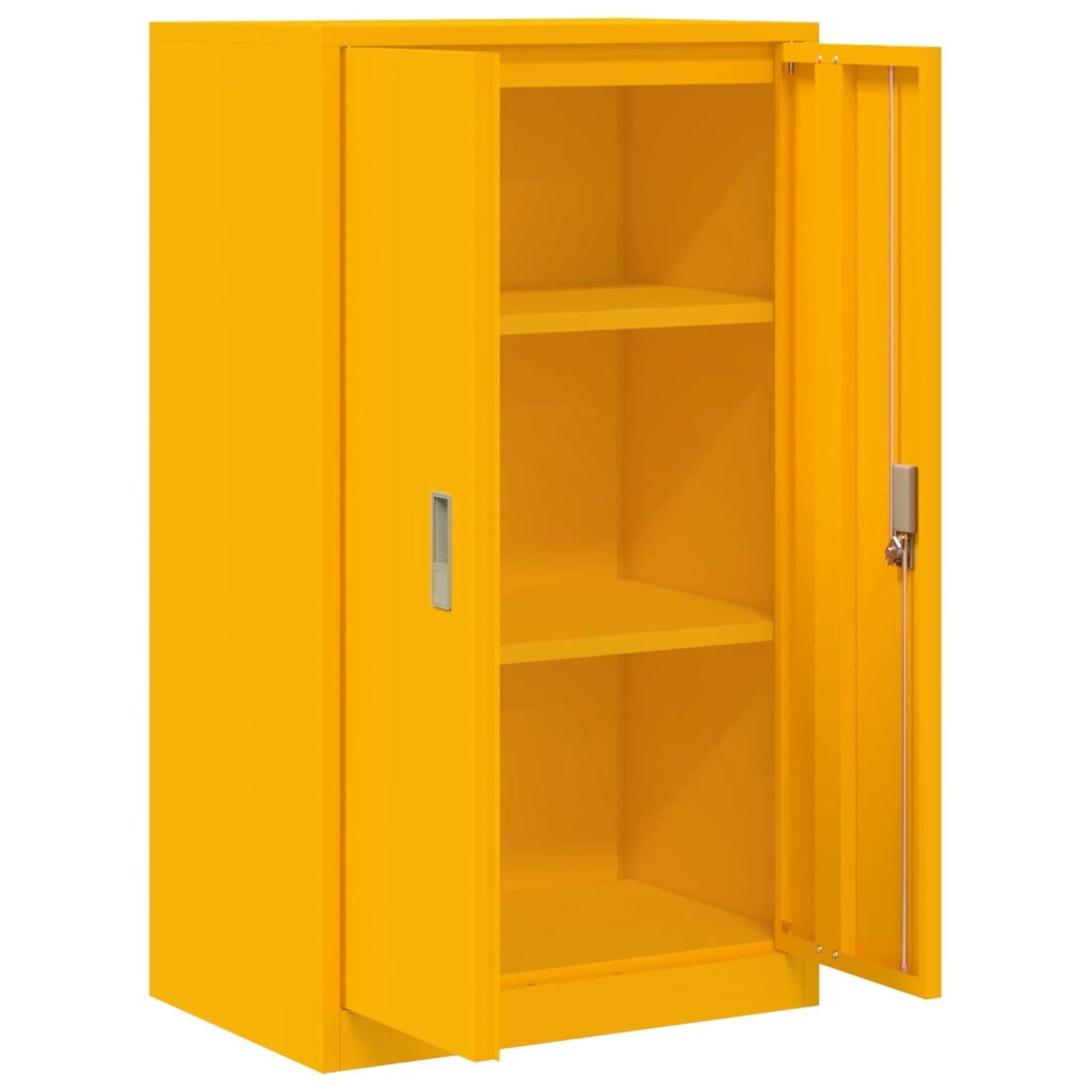 Armadio Giallo senape 60 x 40 x 105 cm Acciaio