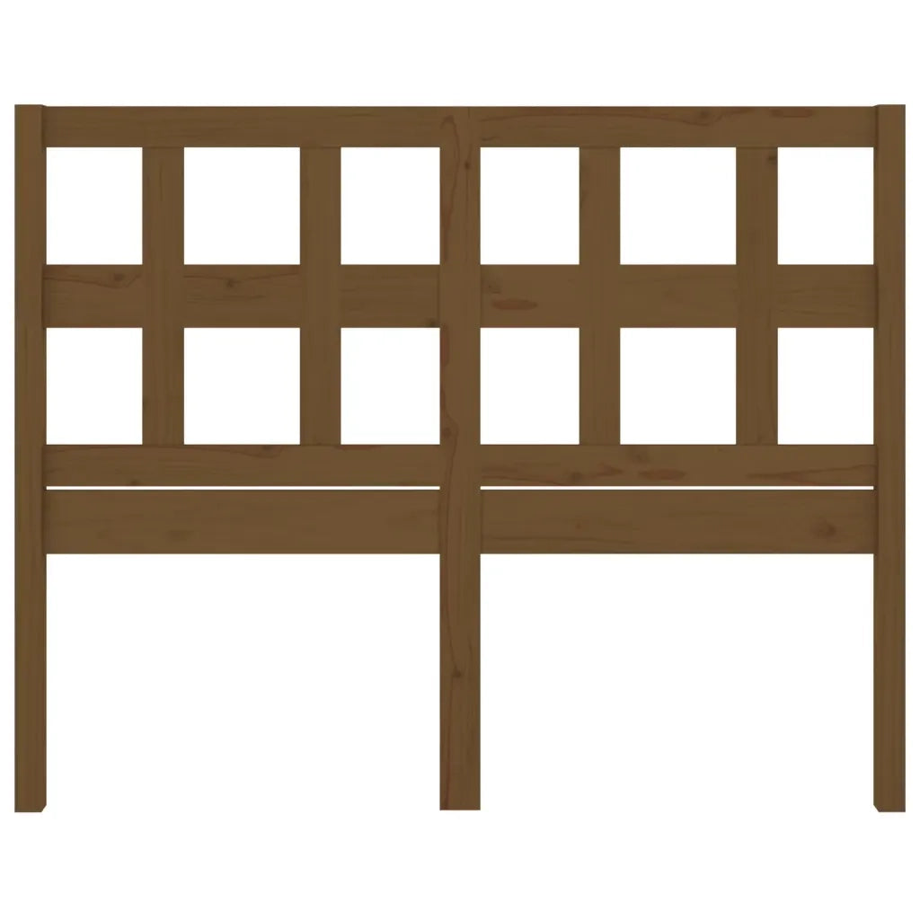Testiera Letto Miele 205,5x4x100 cm in Legno Massello di Pino