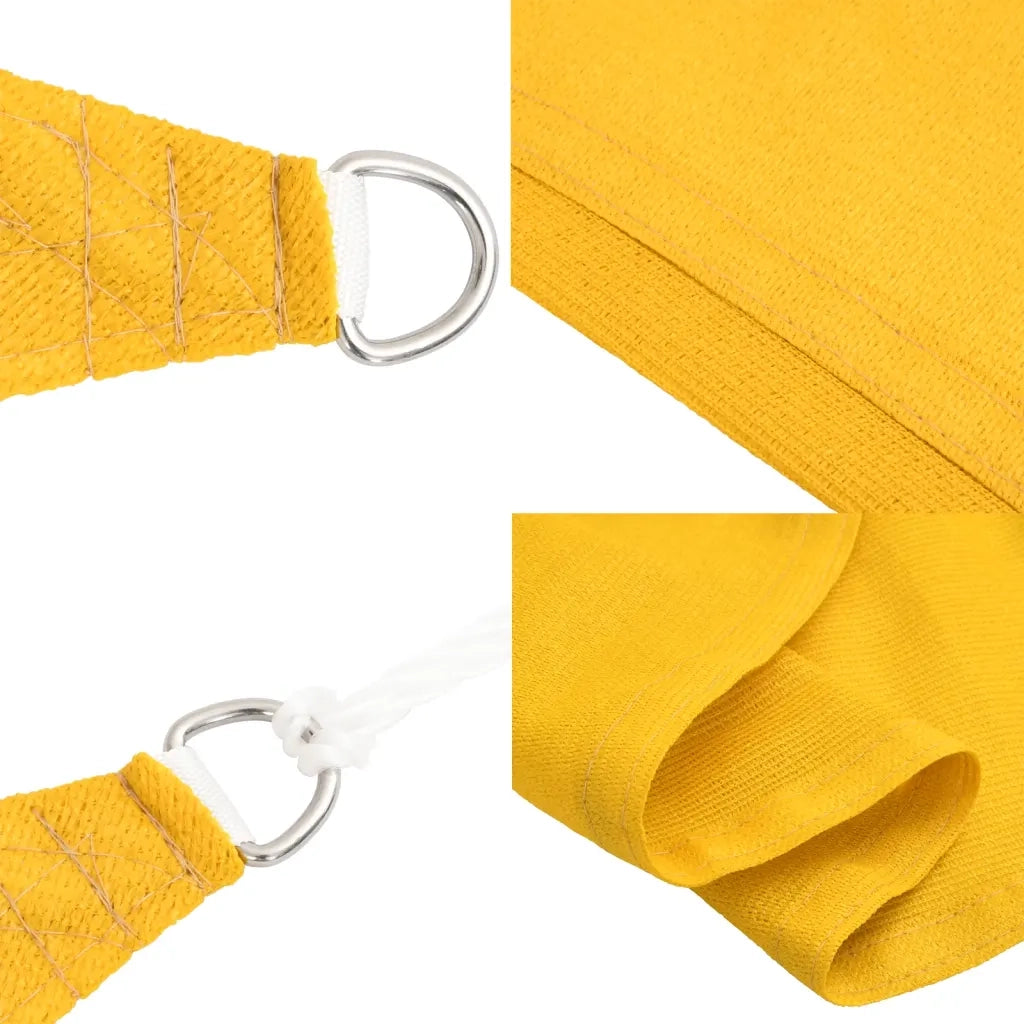 Vela Parasole | Telo Ombra | Vela da ombra 160 g/m2 Gialla 2,5x5 m in HDPE