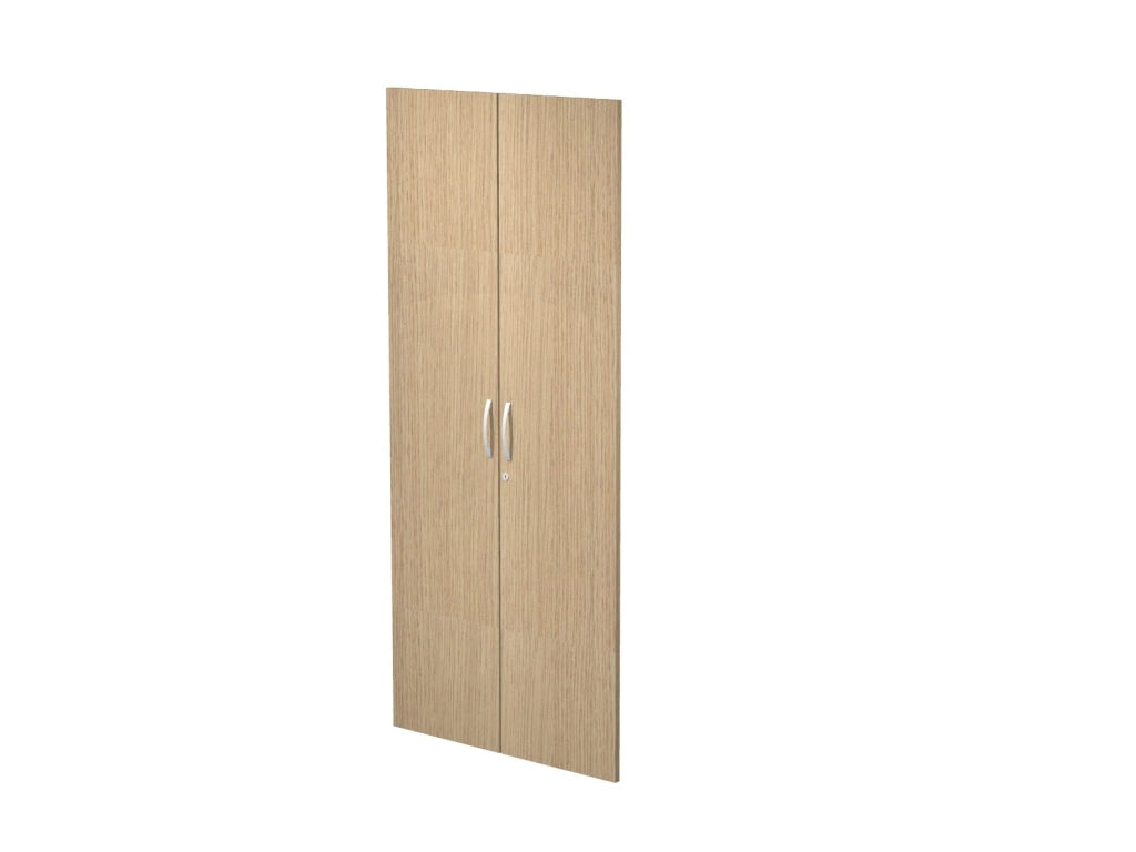 Coppia di ante per mobile alto con serratura cm. 80x175