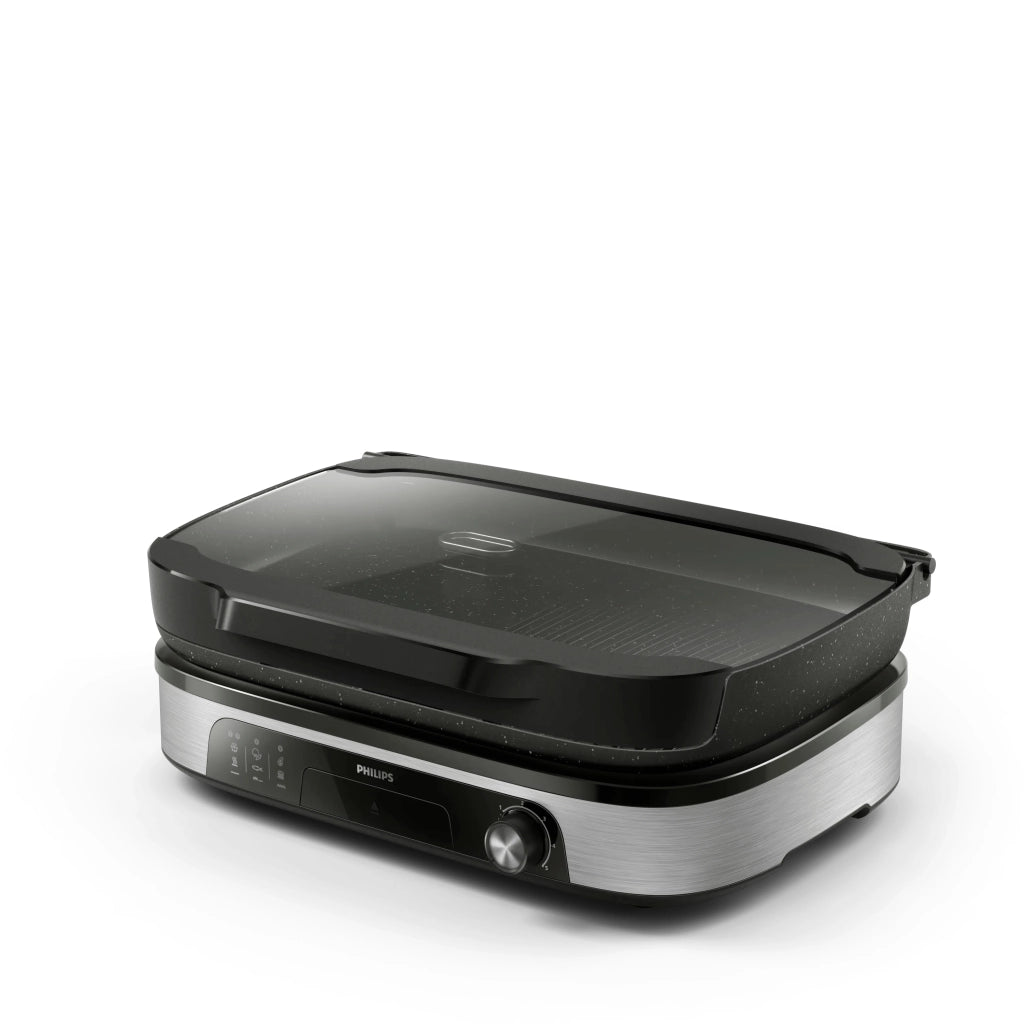 GRILL DA TAVOLO PHILIPS CON AFFUMIC AZIONE E INFUSORE ELETTRICO