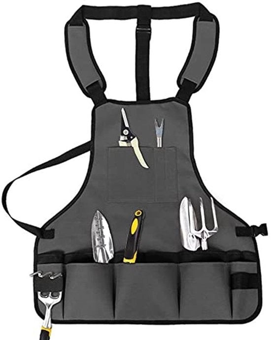 Abbigliamento da lavoro - Cintura per attrezzi da giardinaggio - Impermeabile - Grigio