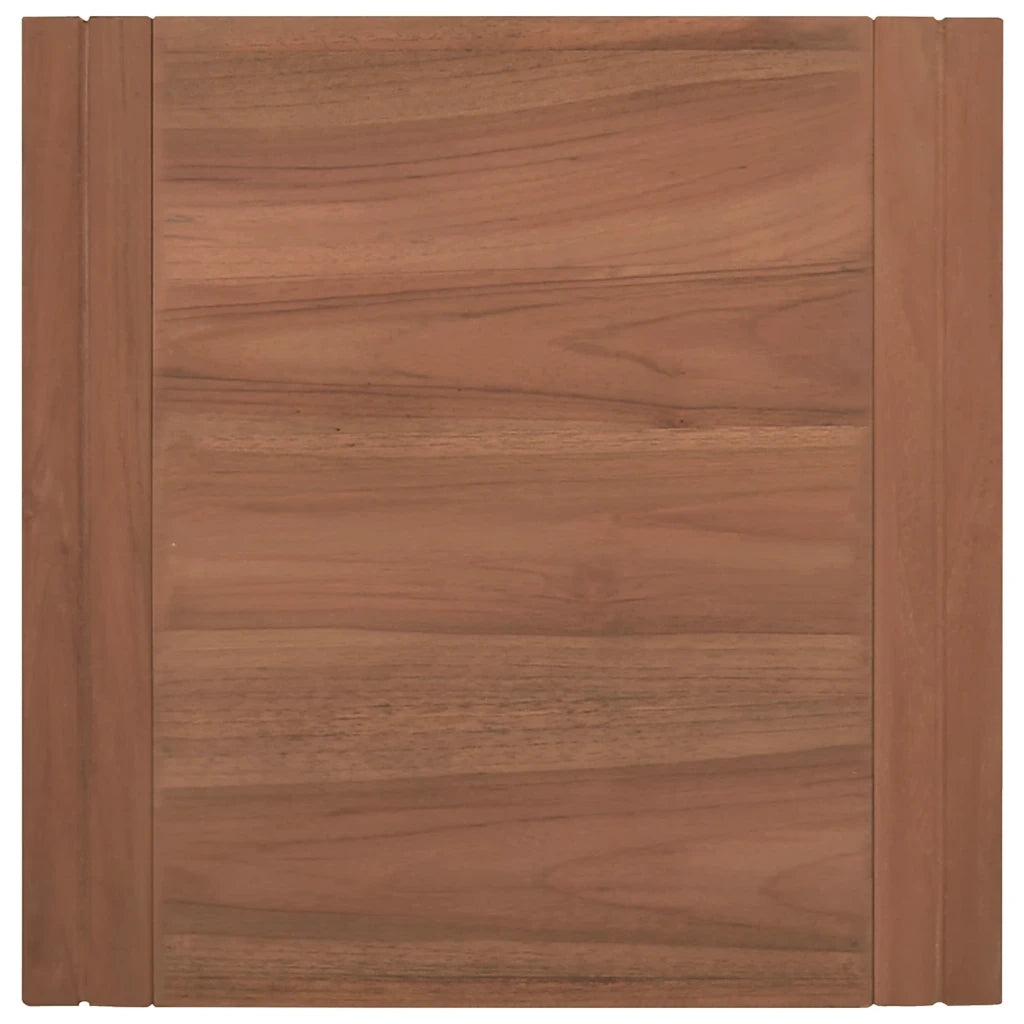 Mobile da Bagno a Parete 45x45x35 cm in Legno Massello di Teak
