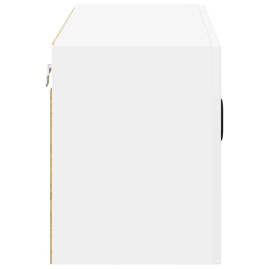 Mobile da cucina rettangolare moderno con pratico vano contenitore interno 80 x 31 x 40 cm legno composito bianco 02_0053953
