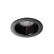 Ghiera faretto incasso GLOZO Kanlux nera 10W GU10 GX5.3