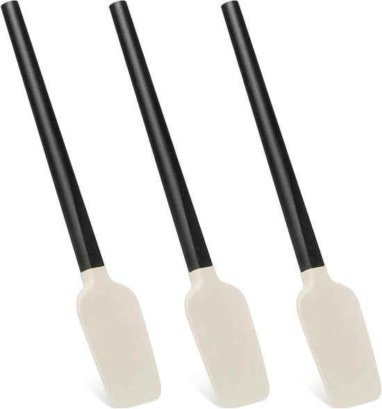 Spiedi in silicone resistenti al calore - 3 pezzi - spiedi in vetro con manico in legno - resistenza a temperature elevate