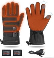Manopole riscaldanti per donne e uomini - impermeabili, ricaricabili, touchscreen, ideali per sciare, andare in bicicletta e guidare moto