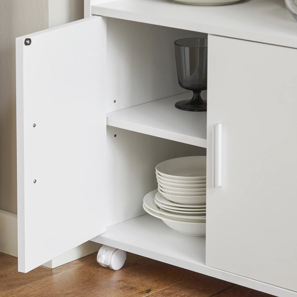 Mobiletto per Forno a microonde,Carrello da cucina,credenza,FRG241-W