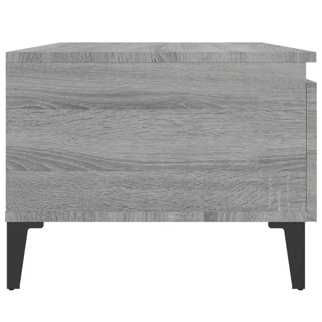 Tavolino Grigio Sonoma 50x46x35 cm in Legno Multistrato 819528
