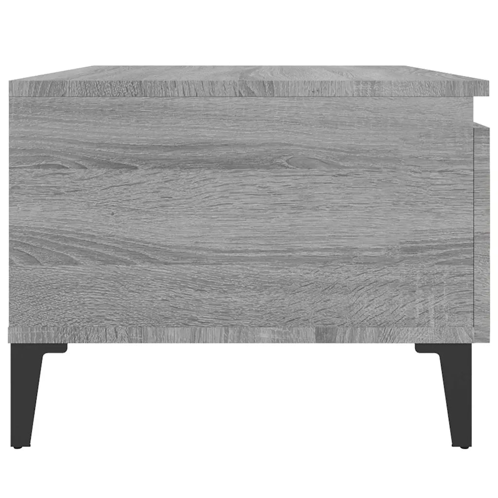 Tavolino Grigio Sonoma 50x46x35 cm in Legno Multistrato 819528