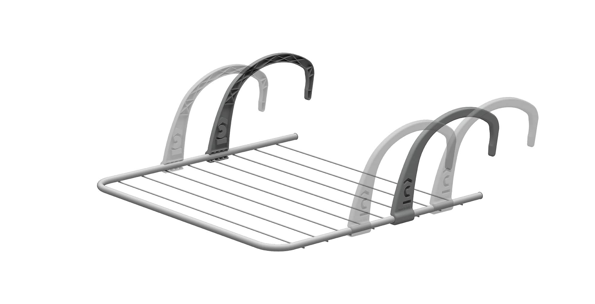 Stendino Stendibiancheria da appendere al balcone o termosifone mod.Facile 3/5 COLOMBO