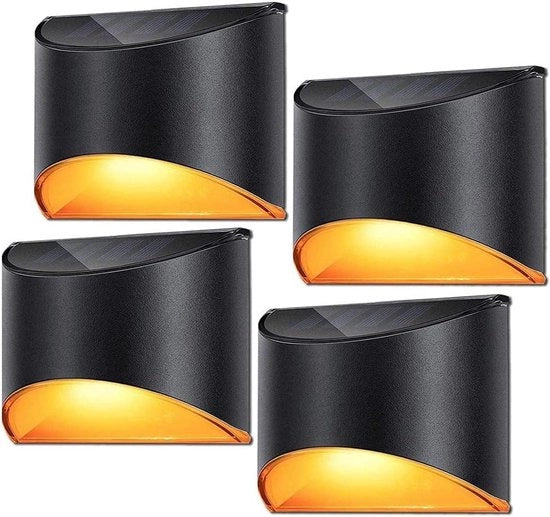 Luci a Passo Solari a Zona A 2300K Luce Calda LED - 4 Pacchi