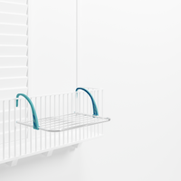 Stendino Stendibiancheria da balcone o termosifone in Alluminio mod.GOCCIOLONE 5 COLOMBO