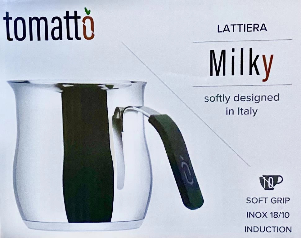 Lattiera Latte Bricco Milky in Accaio 6 Tazze Rivadossi