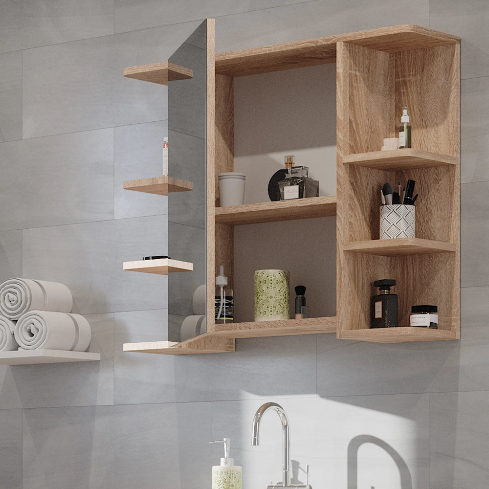 Vicco Specchio contenitore bagno Sonoma 79.6 x 64 cm