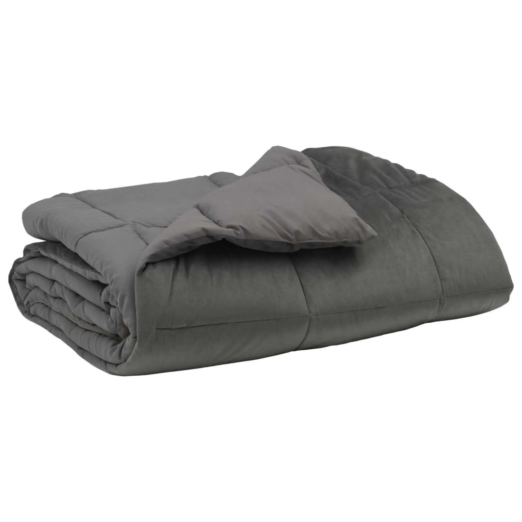 Duvet Estivo Trapuntato Grigio chiaro 200 x 240 cm Microfibra