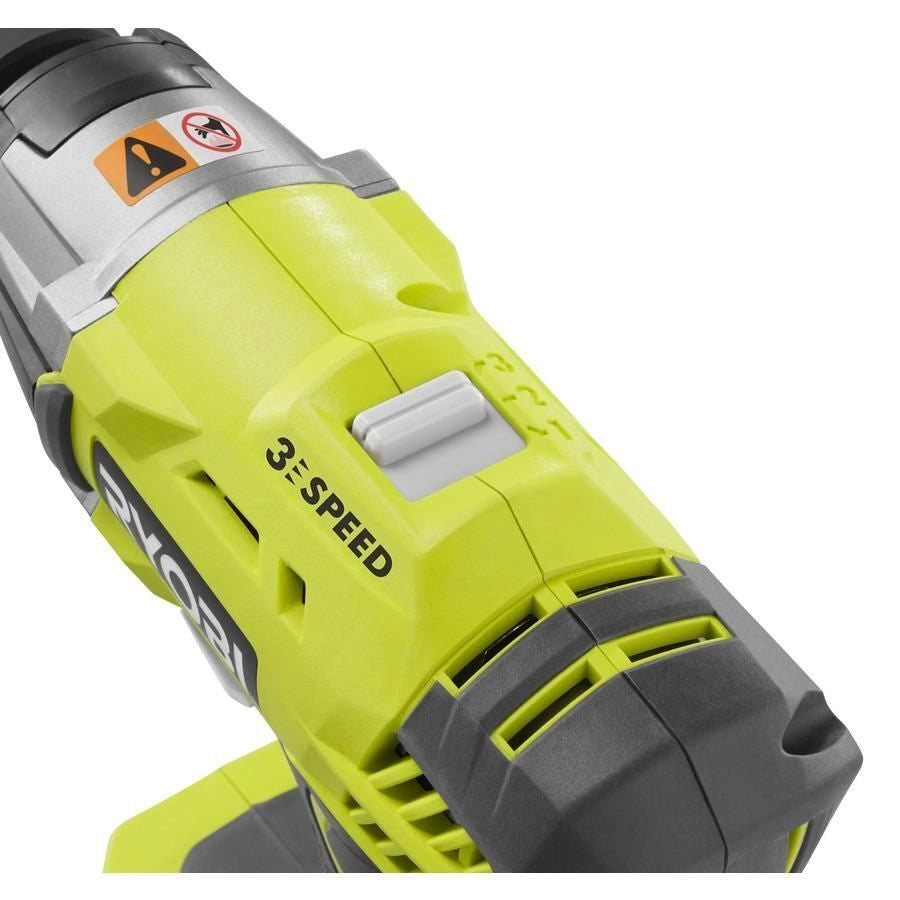 RYOBI R18IW3-0 Avvitatore ad impulsi 18V 1-2'' 3 velocita' 400 Nm 3200 colpi-min colore Nero