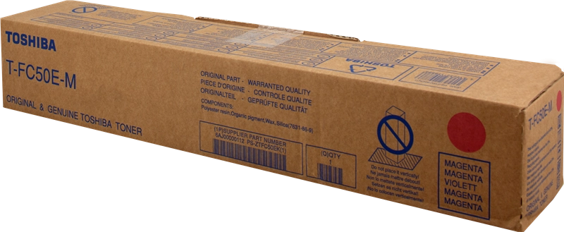 ORIGINAL Toshiba toner magenta T-FC50EM 6AJ00000112 ~33600 Seiten