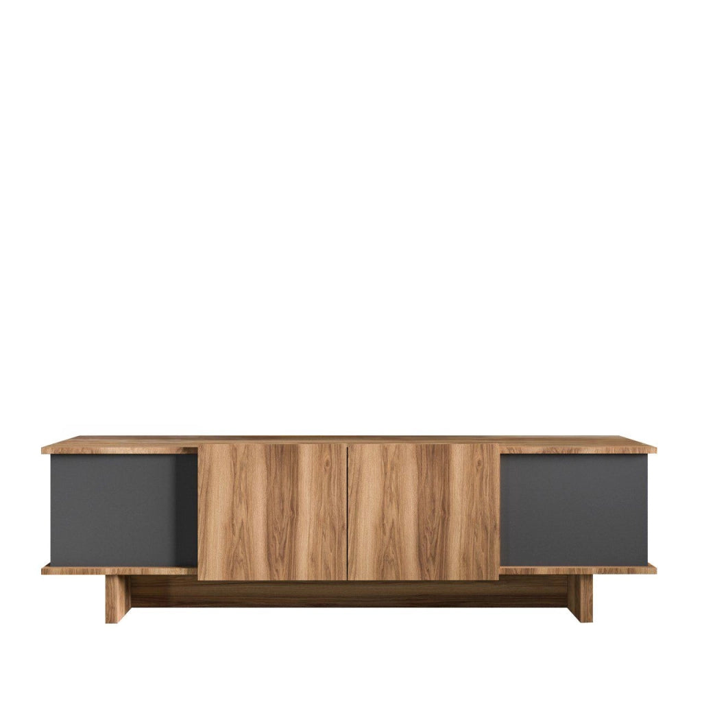 Mobile TV in legno "Diana" 180 x 33 x 50 cm - Antracite