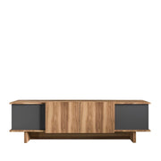 Mobile TV in legno "Diana" 180 x 33 x 50 cm - Antracite