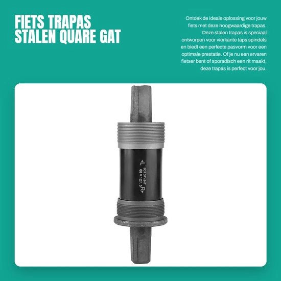 Cassette per bicicletta a 4 velocità - Asse a 68x127,5 mm - Spigot per tap - Manubrio - 124,5 mm - Adatto per bicicletta