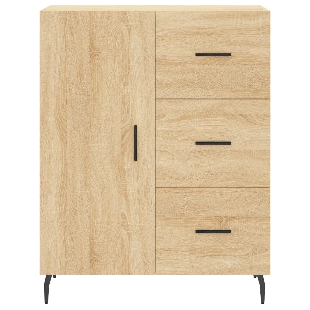Credenza Rovere Sonoma 69,5x34x90 cm in Legno Multistrato 827935