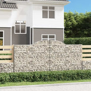 Cesti Gabbioni ad Arco 13 pz 300x50x140/160 cm Ferro Zincatocod mxl 100126