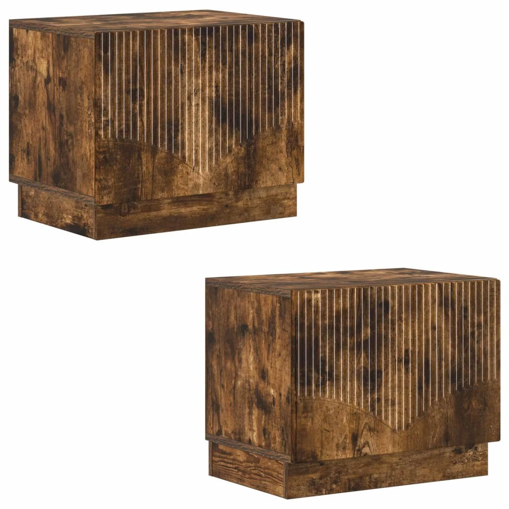 Mobile TV Rovere Fumo Legno ingegnerizzato 897340