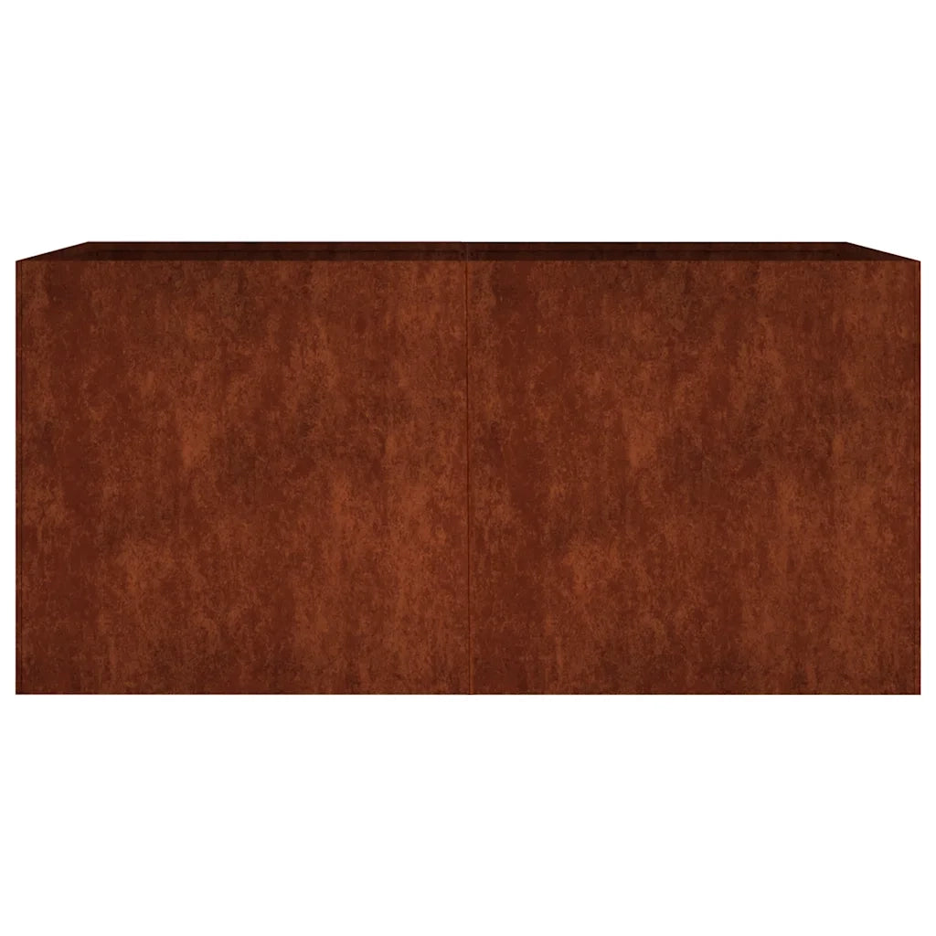 Fioriera 80x40x40 cm in Acciaio Corten 824519