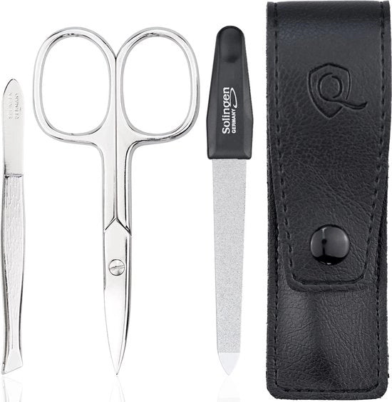 Set di manicure e pedicure in lusso - con custodia - set di regalo per uomo e donna