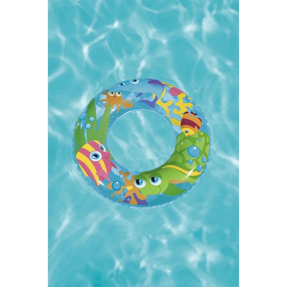 Trade Shop - Salvagente Gonfiabile Designer A Fantasia 56cm Bambini 3 Modelli Assortiti 36013 -