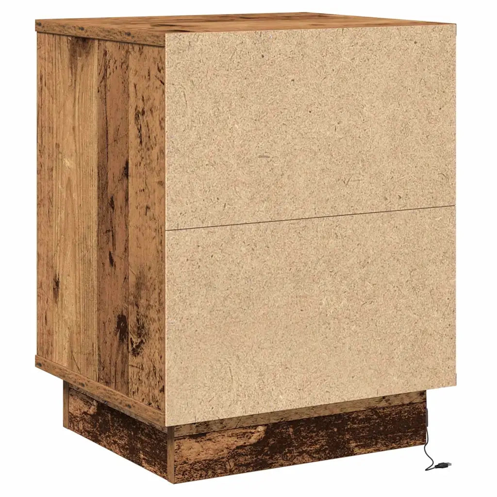 Armadio da Notte 2 pcs Legno vecchio 39 x 34,5 x 50 cm 869623