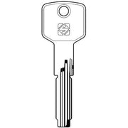 CHIAVE PUNZONATA CISA CS145 SILCA - OTTONE NICHELATO- 5 pezzi