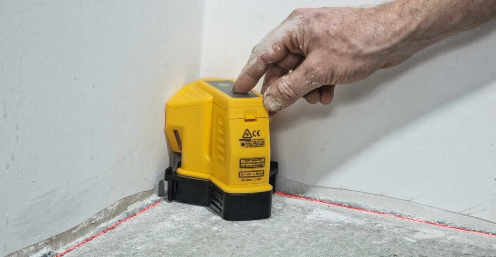 Stabila 18574 FLS 90 Laser per Pavimenti Autolivellante Linee Incrociate 15 m colore Multicolore