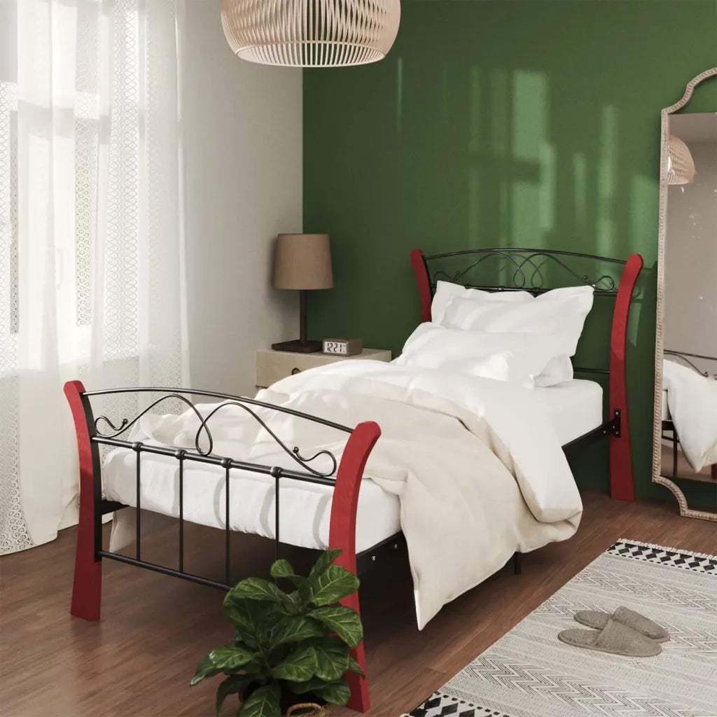 Giroletto Nero in Metallo 90x200 cm cod mxl 33142