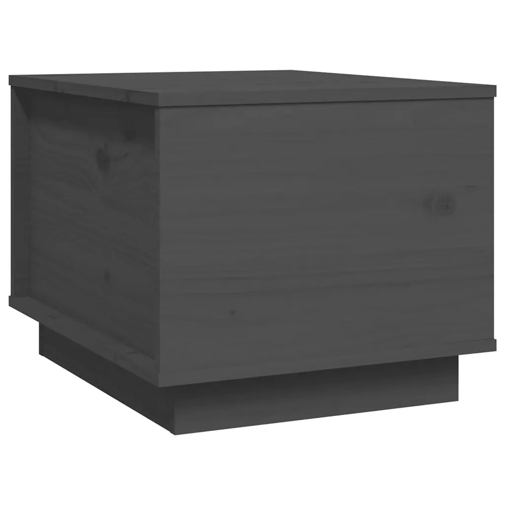 Tavolino da salotto | Tavolino da caff¨¨ | Tavolino da Soggiorno Grigio 40x50x35 cm Legno Massello di Pino